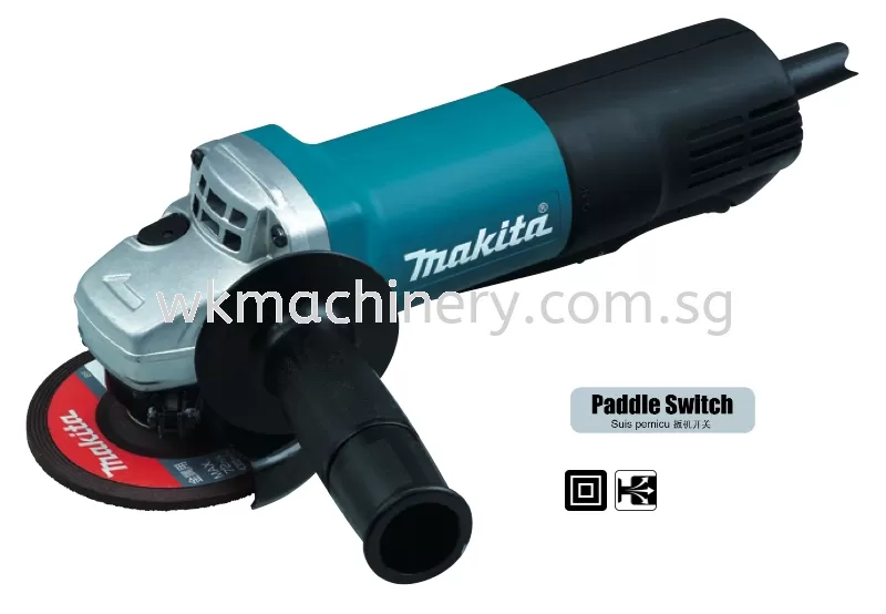 Makita 9556PB 100 mm (4") Angle Grinder (840W)