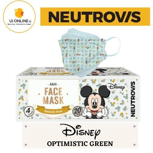 NEUTROVIS DISNEY KF94 Premium Face Respirator *4ply (20’s/pack) | Optimistic Green