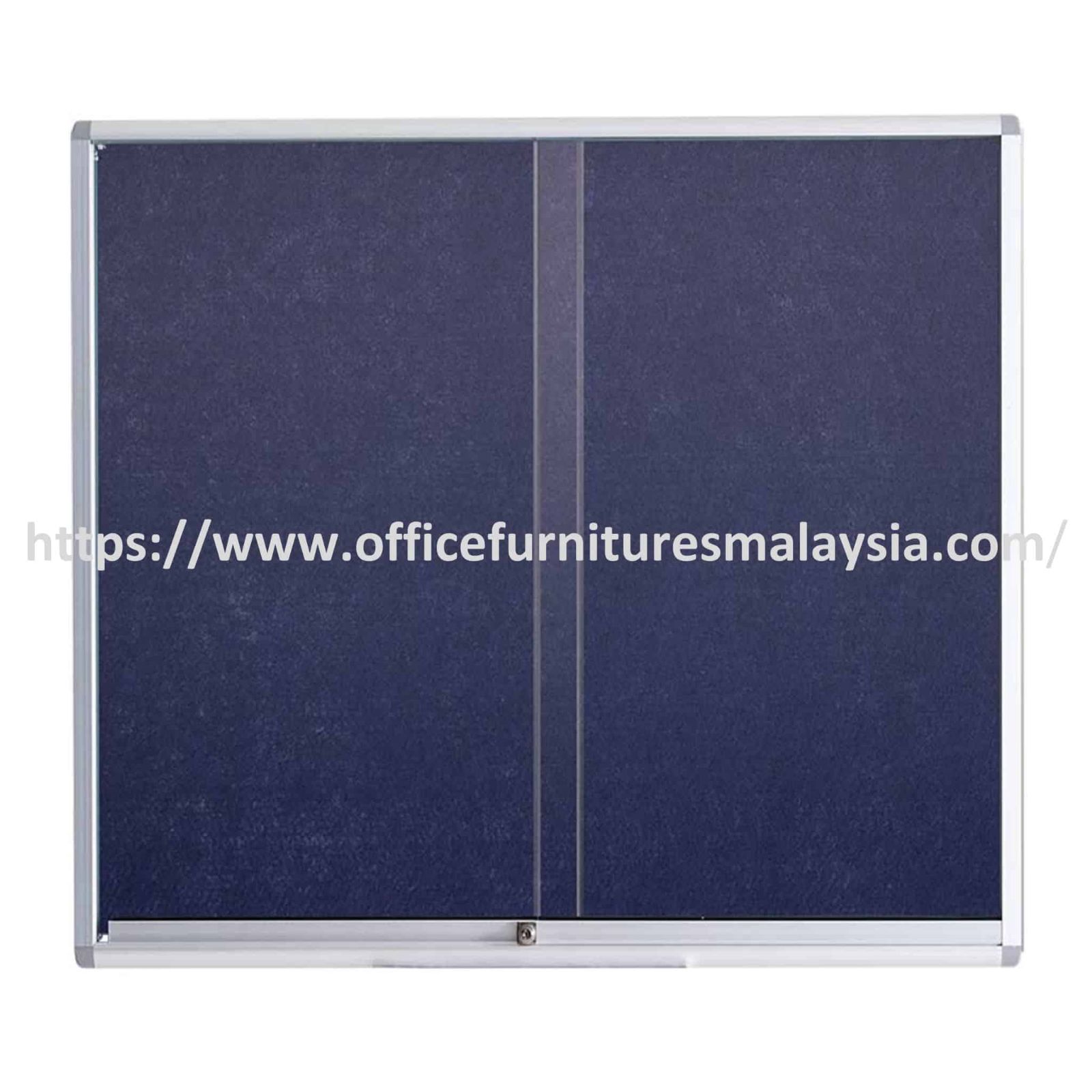 4 ft x 5 ft Sliding Glass Door With Notice Velvet Board OFMVG45