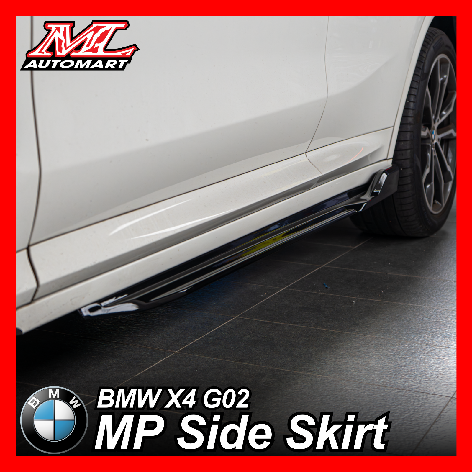 BMW X4 G02 : M Performance Side Skirt