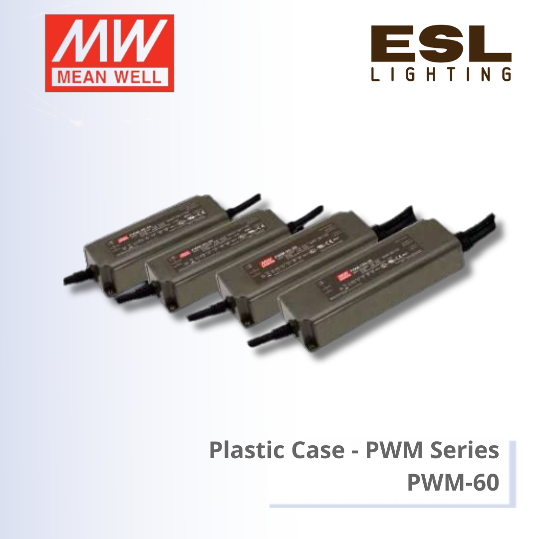 MEANWELL Plastic Case PWM Series - PWM-60