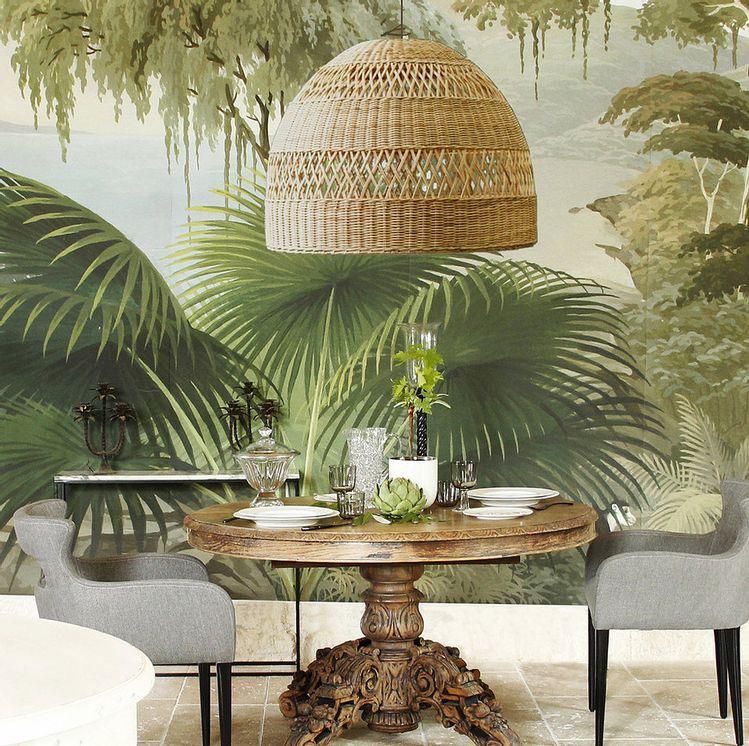 HAN 101 - RATTAN CEILING LAMP