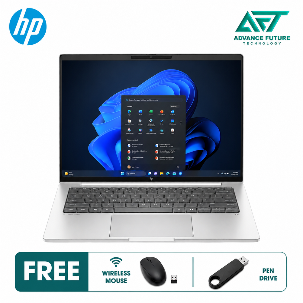 HP EliteBook 8 G1i D87V7AT 14" WUXGA Business Laptop Silver ( Intel Core Ultra 7 266V, 16GB, 512GB SSD, Intel, W11Pro )