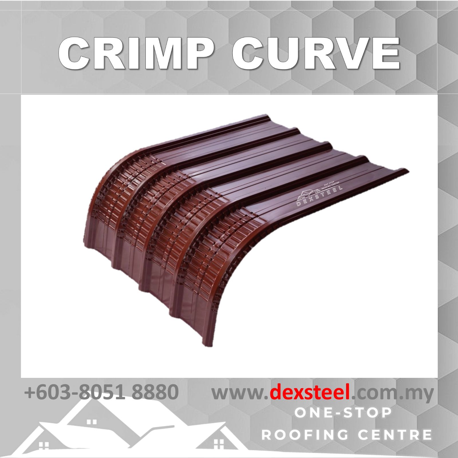 DEXSTEEL METAL DECK CRIMP CURVE 762