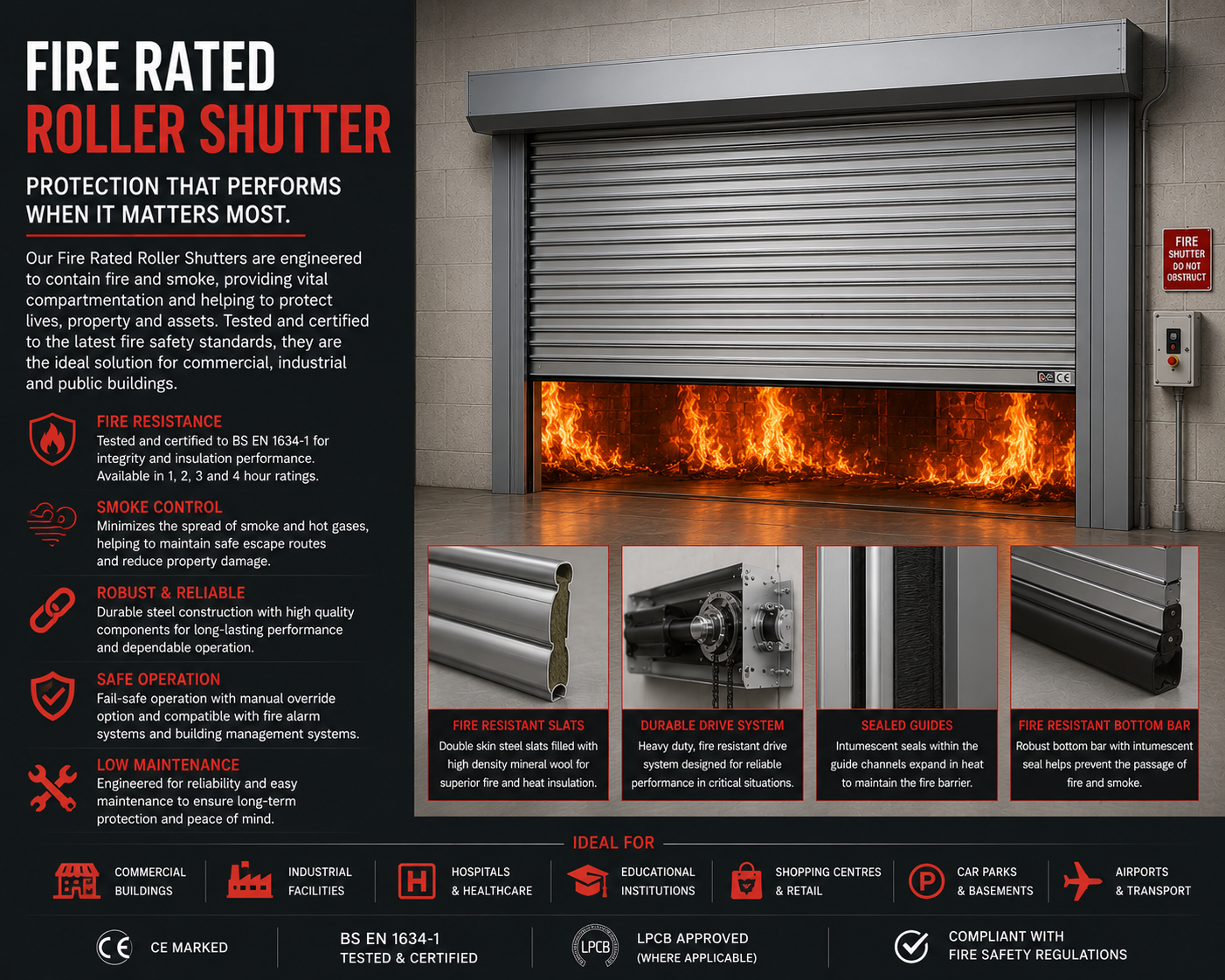 Fire-Rated Roller Shutters
