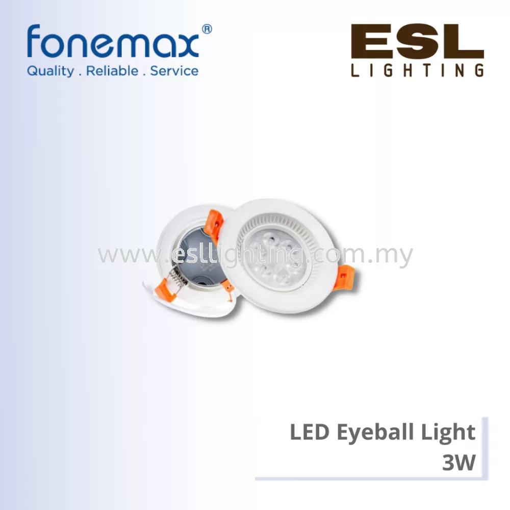 FONEMAX LED Eyeball Light 3W - PCCL-01