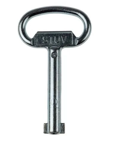  341-0236 - Steinbach & Vollman 1-way Control Cabinet Key, Double-Bit Key 5mm Capacity