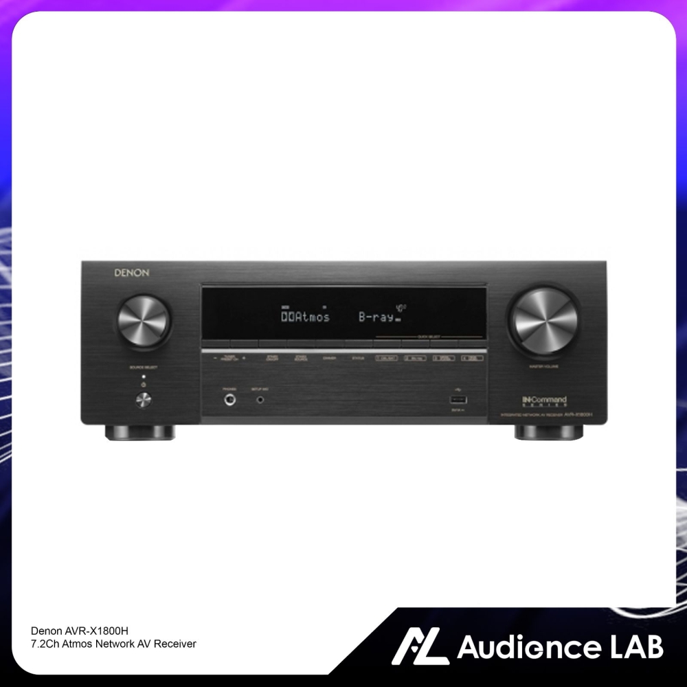 Denon AVR-X1800H 7.2Ch Atmos Network AV Receiver