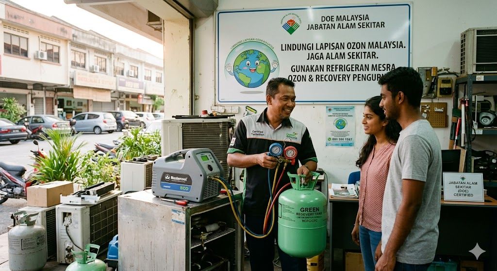 refrigerant emission ozone control Malaysia