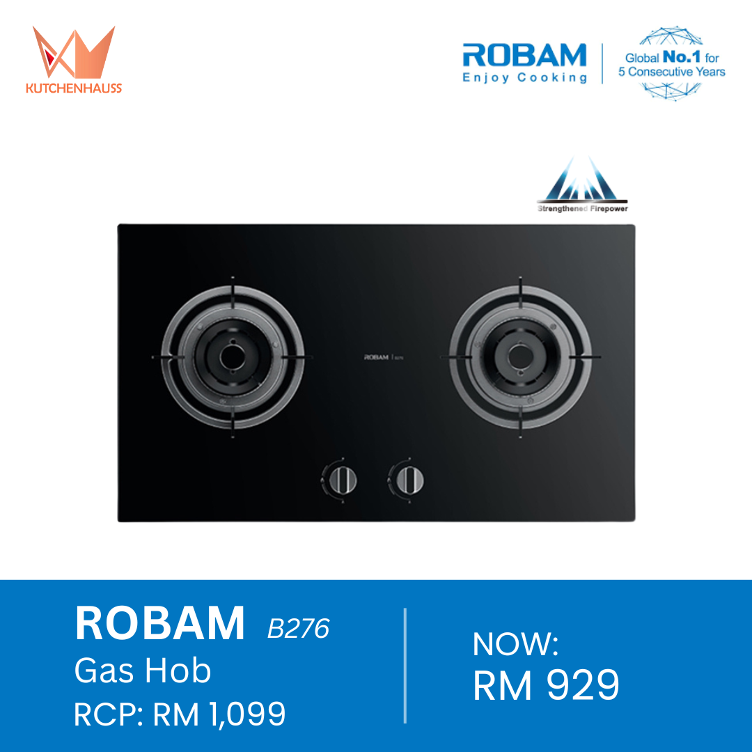 ROBAM - 76cm Built-in 2 Burners Gas Hob | B276