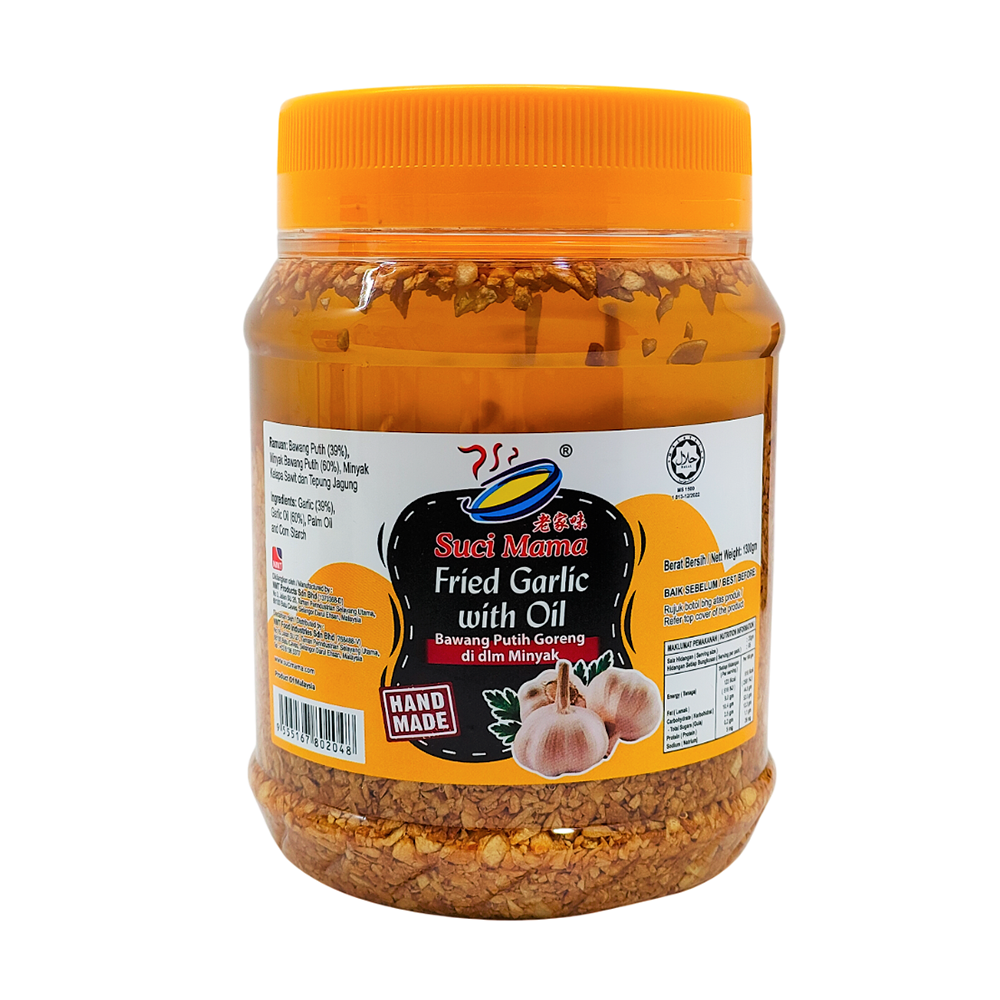 Suci Mama Bawang Putih Goreng (Minyak) / Fried Garlic with Oil 1300g