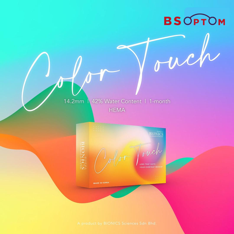 BIONICS Color Touch Monthly Color Contact Lens (2pcs)
