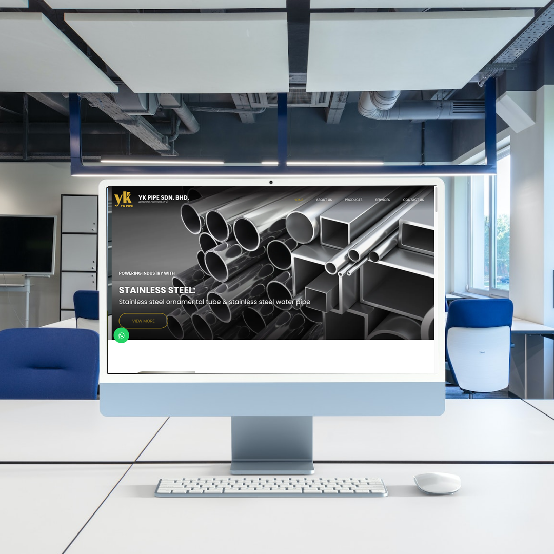Stainless Steel Pipe Manufacturer Klang, Ornamental Pipe Supplier Web Design | SEO | Digital Marketing | Selangor