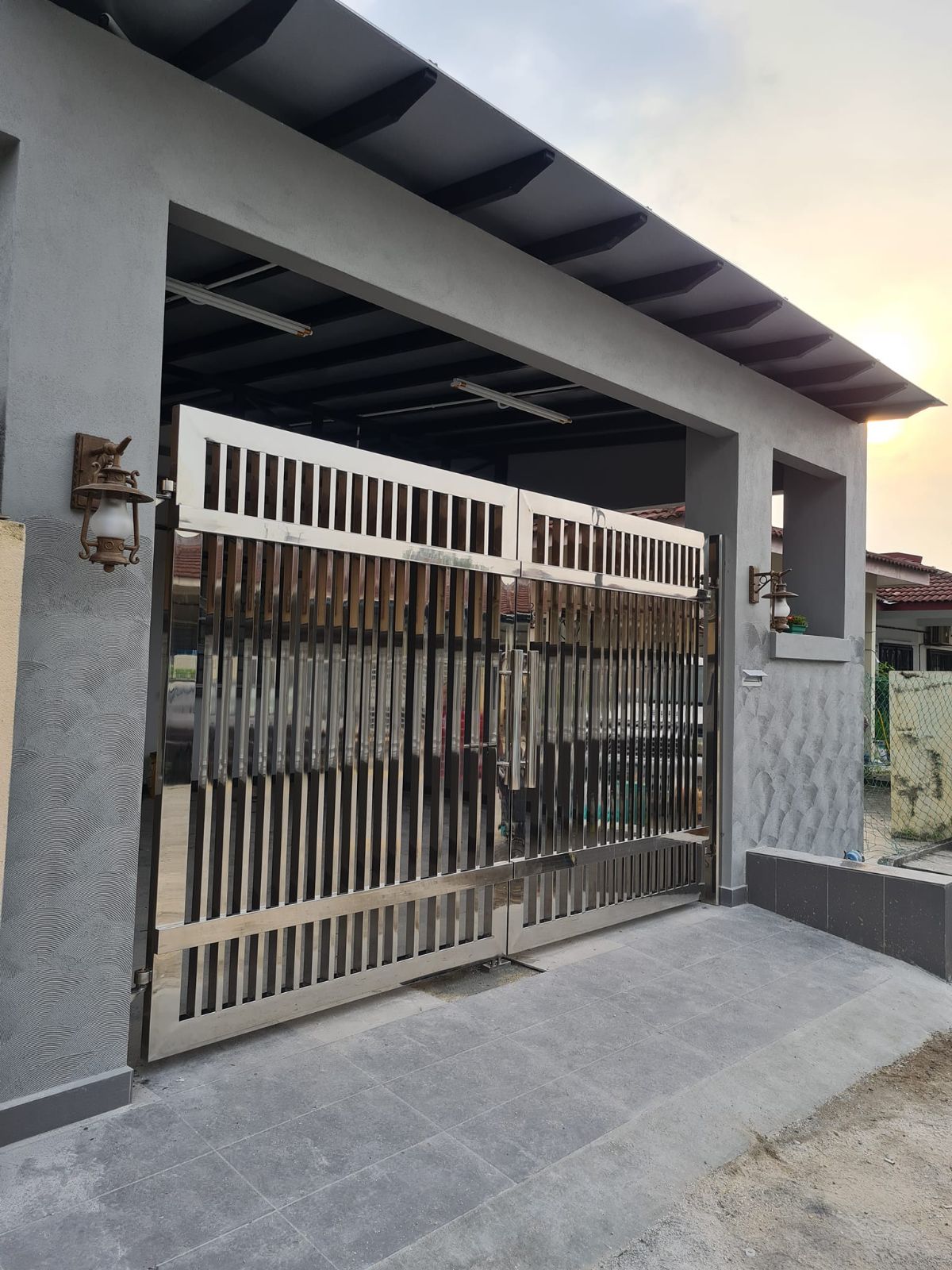 Stainless Steel Main Gate