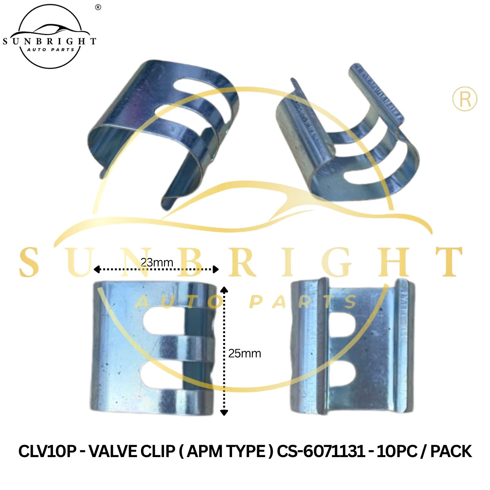 CLV10P - VALVE CLIP ( APM TYPE ) CS-6071131 - 10PC / PACK