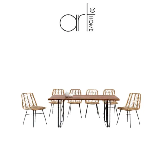 1+6 WOODEN DINING SET