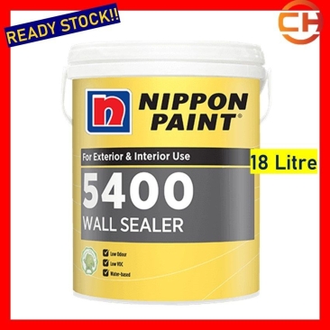 Nippon Paint 5400 Wall Sealer / Cat undercoat Dinding Rumah - 18 Liter Interior & Exterior