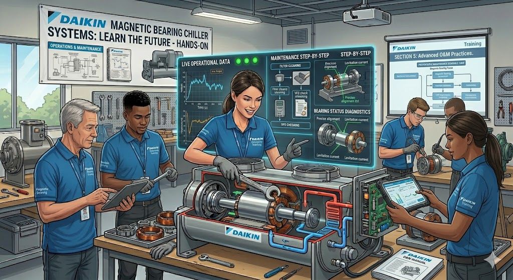 Magnetic bearing chiller operation and maintenance course