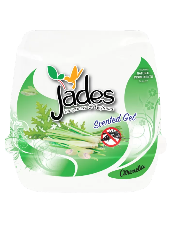 Jades Scented Gel 180gm - Citronella (Air Freshener Room)