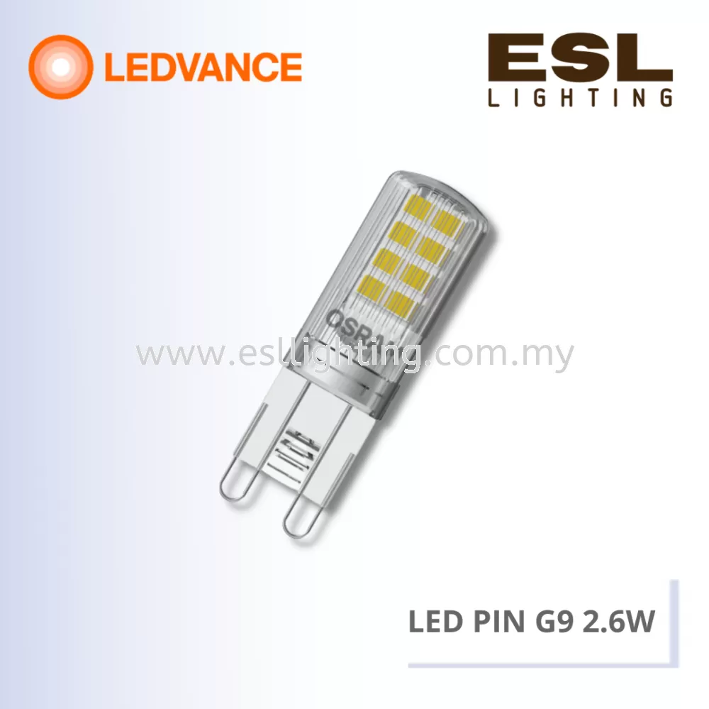 LEDVANCE LED PIN G9 GY9 2.6W