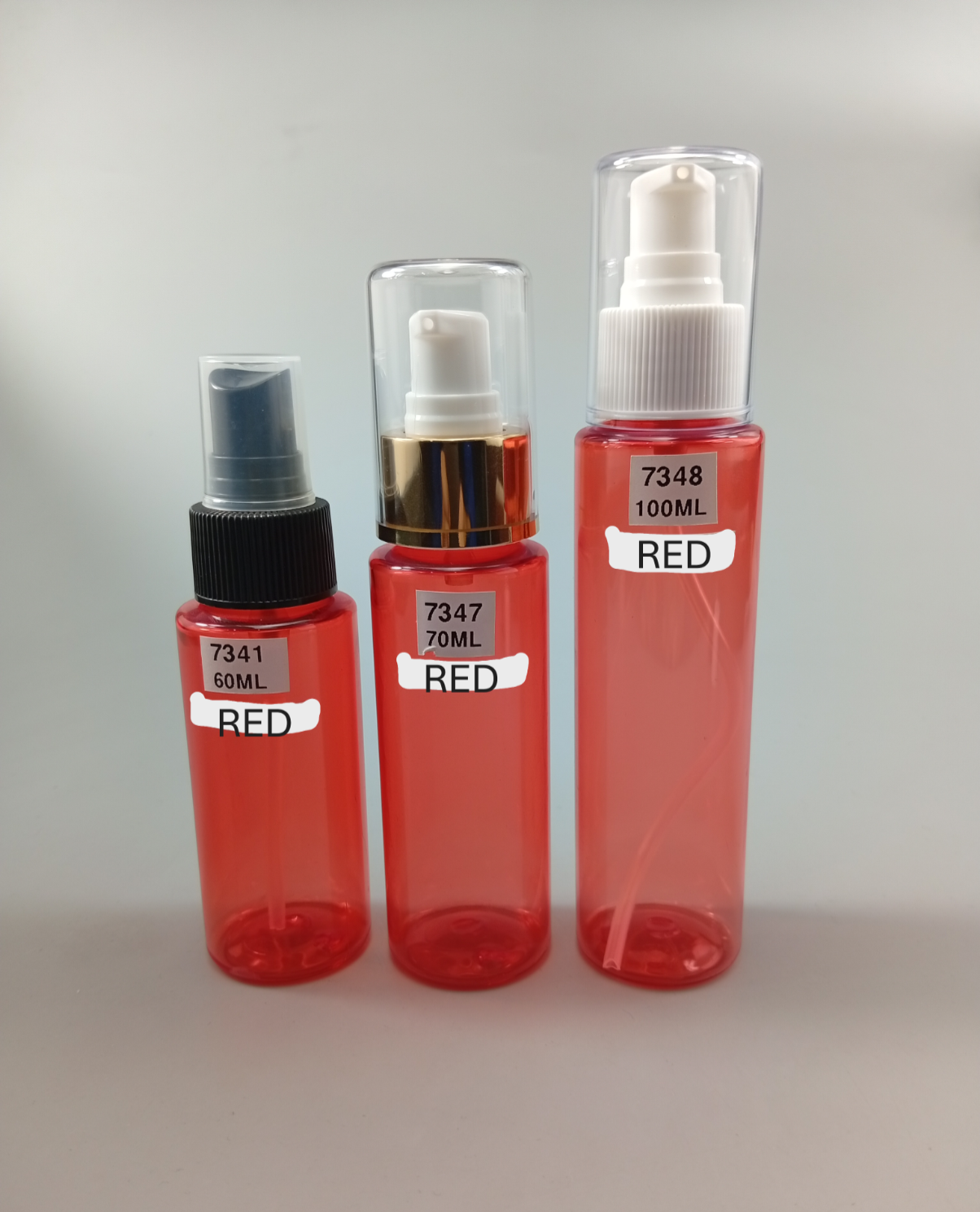 Set Spray & Pump Bottle : : 7350 & 7341 &  7347 & 7351 & 73487341 60ml 7347 70ml 7348 100ml