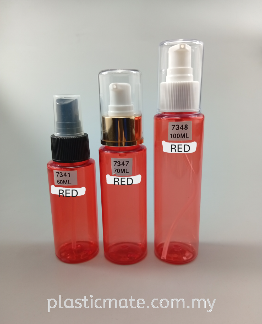 Set Spray & Pump Bottle : : 7350 & 7341 & 7347 & 7351 & 73487341 60ml 7347 70ml 7348 100ml