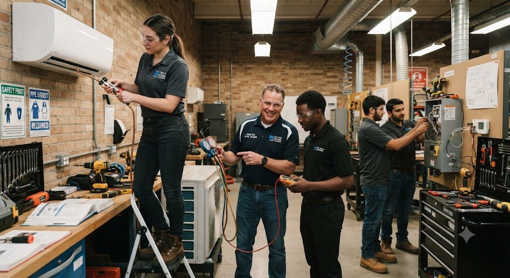 HVAC installation practical course