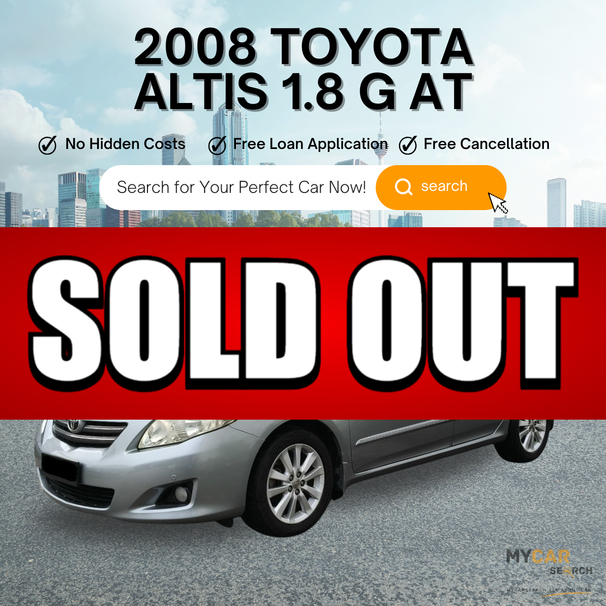 2008 TOYOTA ALTIS 1.8 G AT