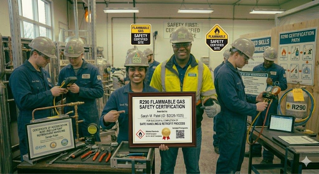 R290 flammable gas safety certification