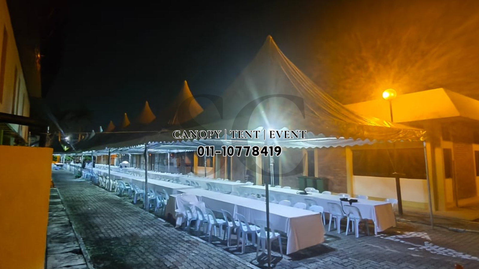 Long Tables & PVC Chairs 