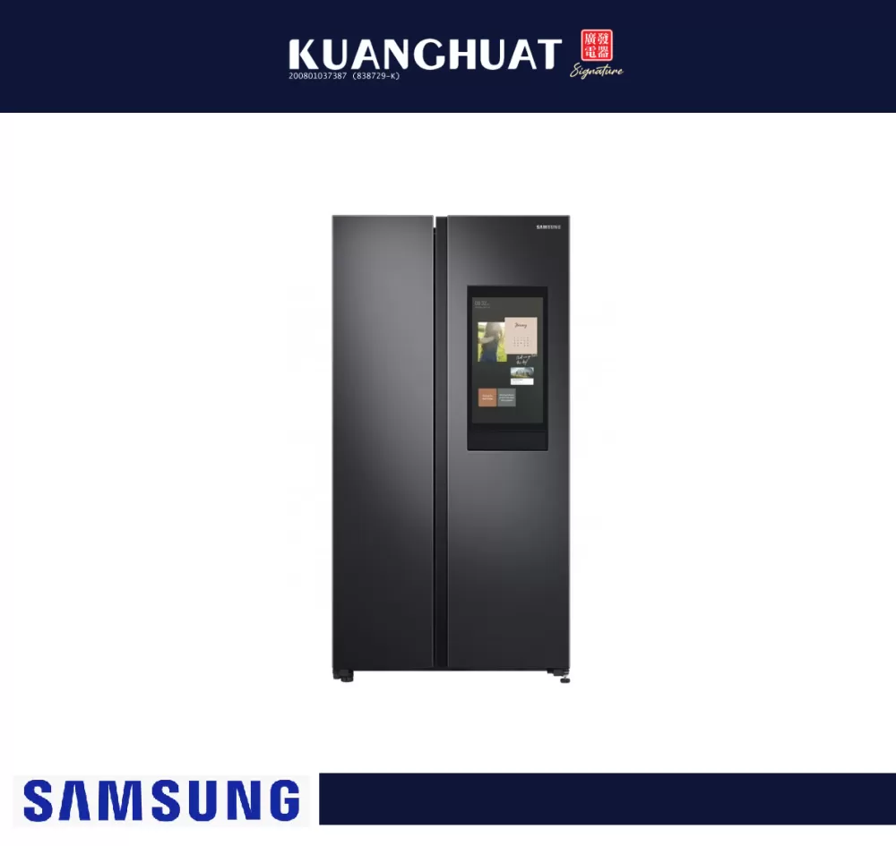 SAMSUNG 661L Family Hub Side-by-Side Refrigerator RS62T5F01B4/ME