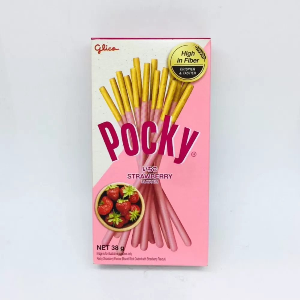 Glico Pocky Strawberry Flavour 格力高百奇草莓口味 38g