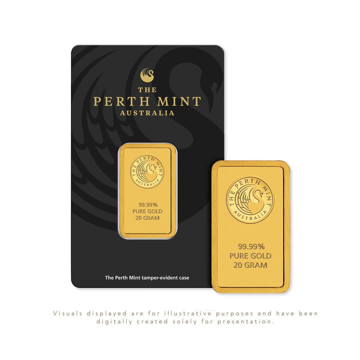 The Perth Mint | Kangaroo Gold Minted Bar Au999.9 (20g)