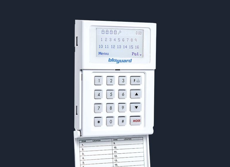 Bluguard V16-Plus LCD Keypad Wired Alarm System