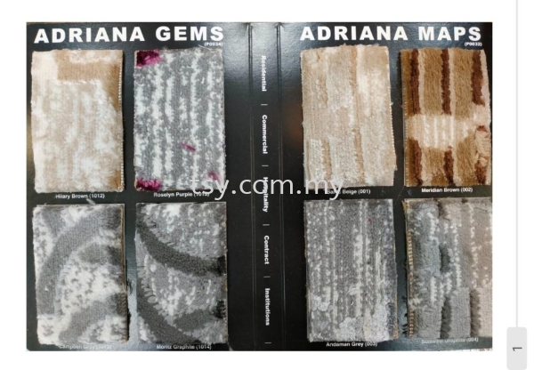 ADRIANA MAPS & ADRIANA GEMS ADRIANA MAPS & ADRIANA GEMS INFINITY WALL TO WALL CARPET Selangor, Beranang, Malaysia, Kuala Lumpur (KL) Supply Supplier Suppliers | TSY Decor