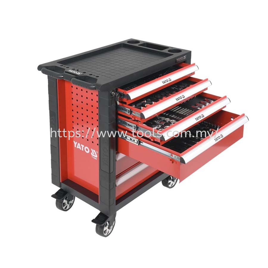 YT-55300 Roller Cabinet With Tools Insert (177 Pcs)