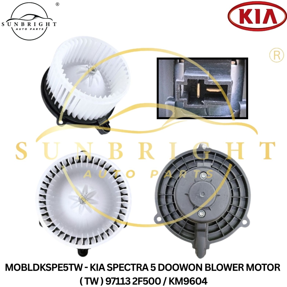 MOBLDKSPE5TW - KIA SPECTRA 5 DOOWON BLOWER MOTOR ( TW ) 97113 2F500 / KM9604