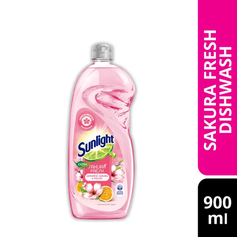 SUNLIGHT SAKURA FRESH HAND DISHWASHING LIQUID (12 X 900ML)