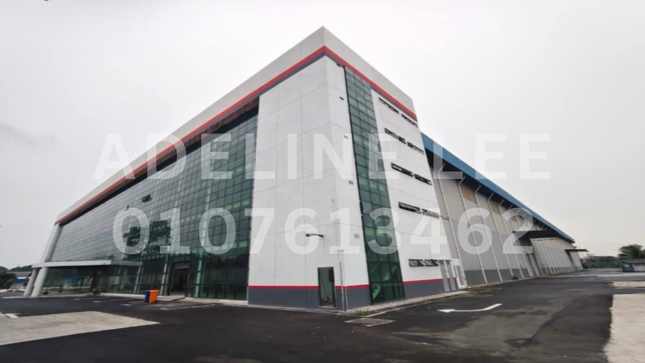 Pasir Gudang Detached Factory for Rent | 257,367 sqft Single Storey Warehouse with 1,200A Power Supply Near Johor Port