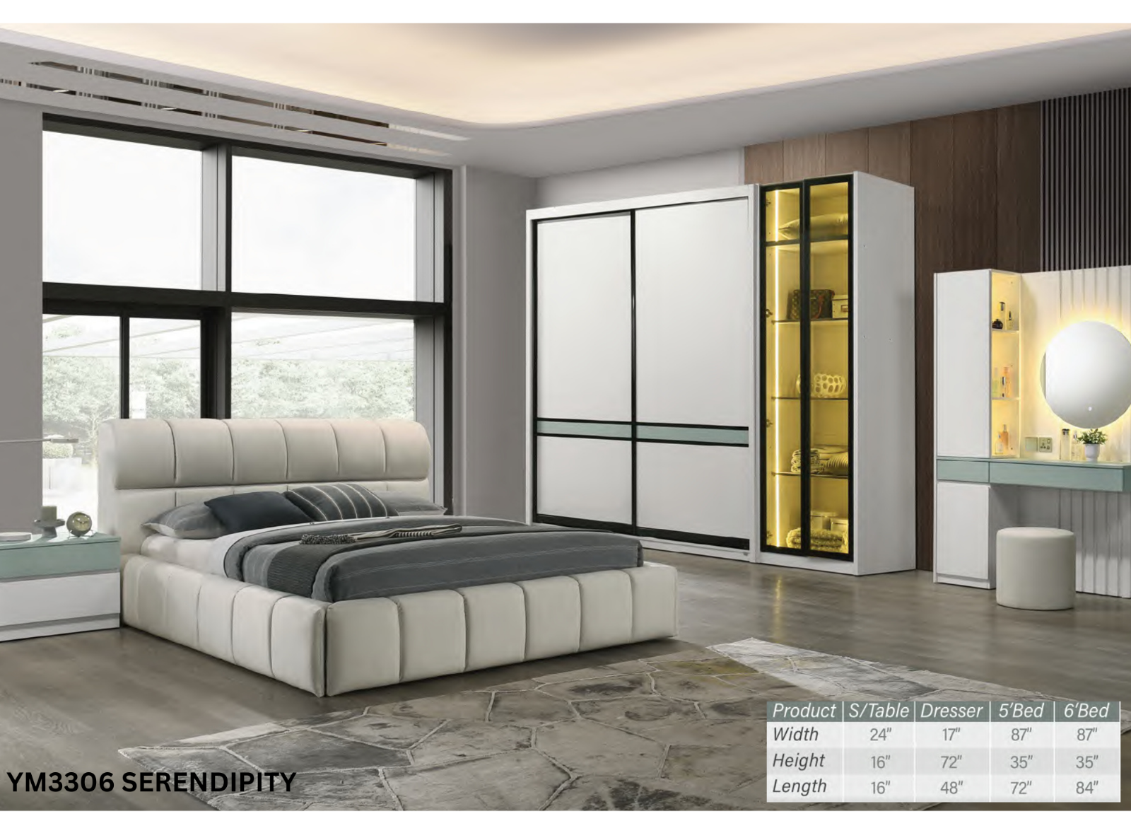 BEDROOM SET (YM 3306 SERENDIPITY)