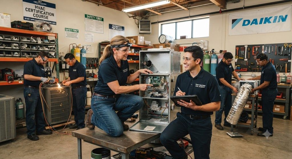 Residential HVAC installation certification course