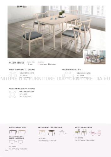 Dining Furniture Set - Mizzo Series