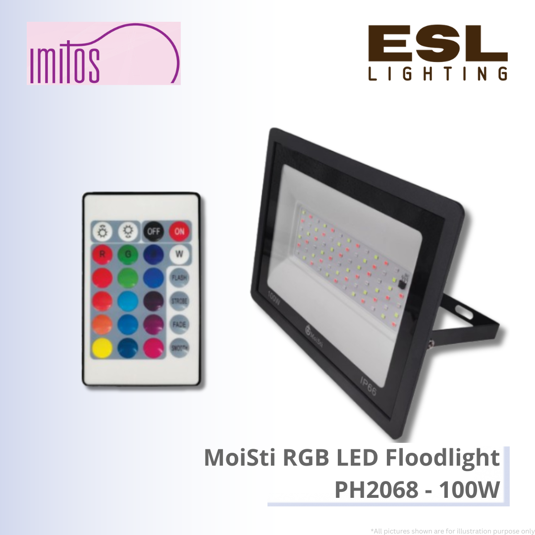 IMITOS MoiSti RGB LED Floodlight PH2068 - 100W IP66