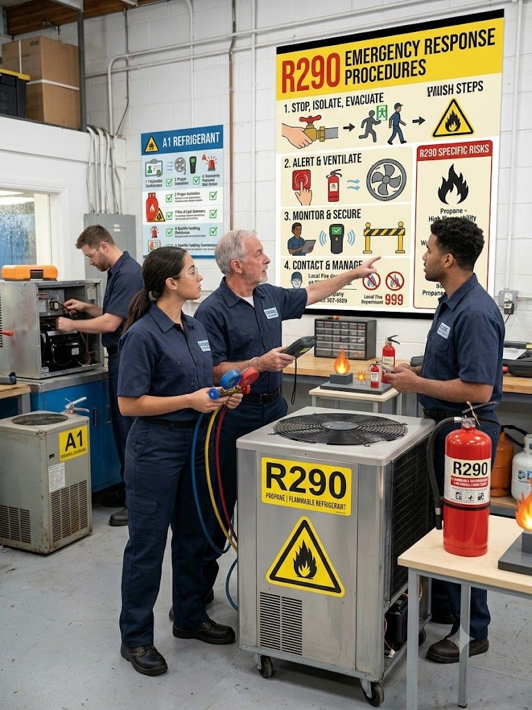 R290 emergency response procedures