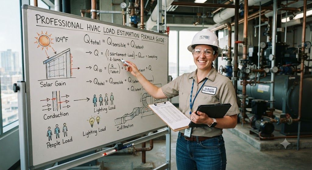 professional HVAC load estimation formula guide