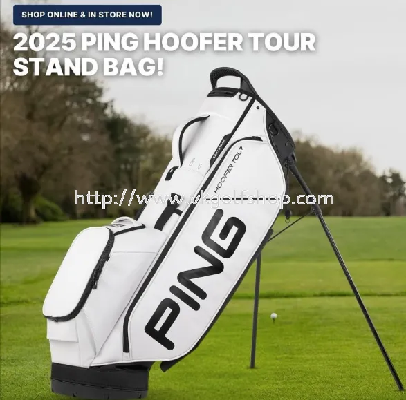 Ping Hoofer Tour Stand Bag - White/Black Kuala Lumpur (KL Ping Hoofer Tour Stand Bag - White/Black Kuala Lumpur (KL