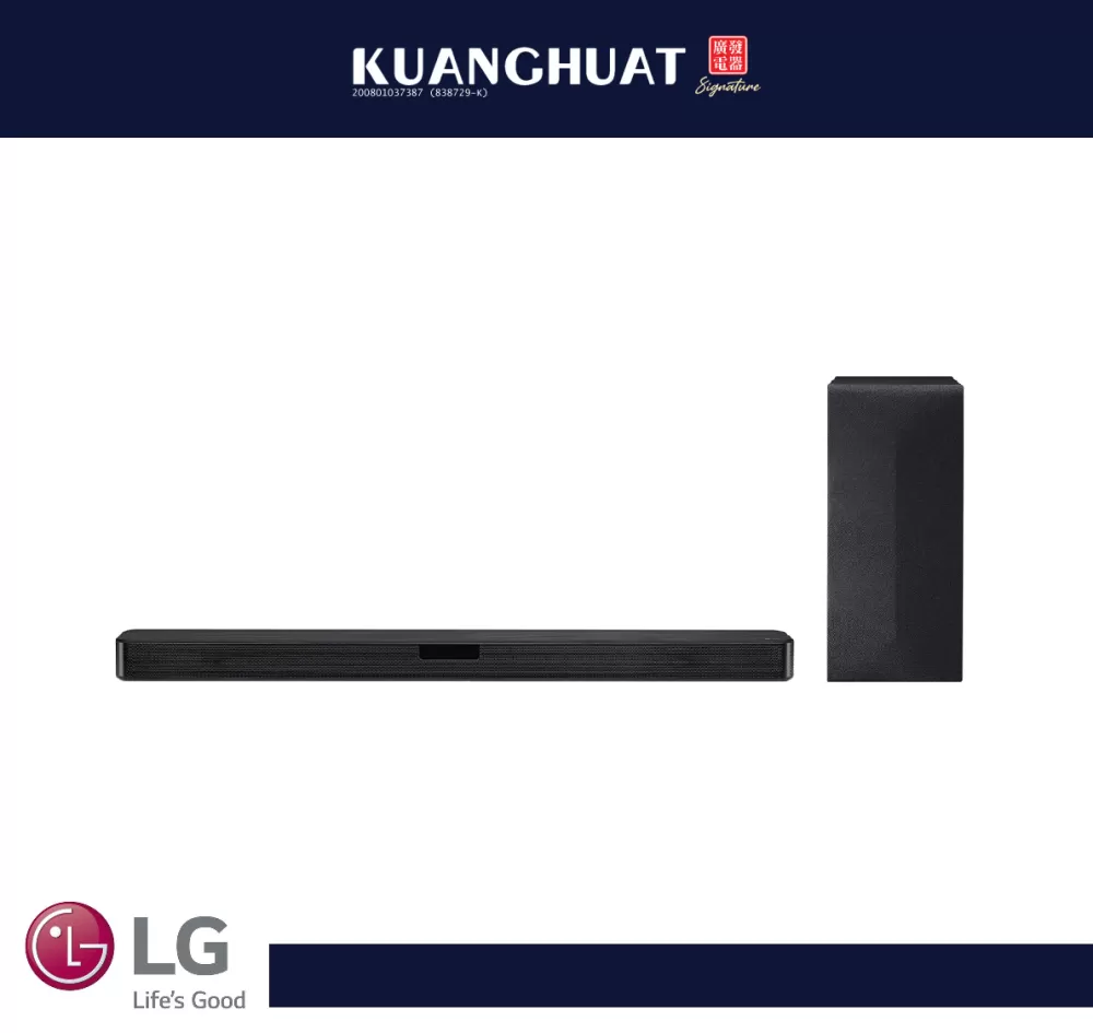 LG 2.1ch Sound Bar with Wireless Subwoofer SN4