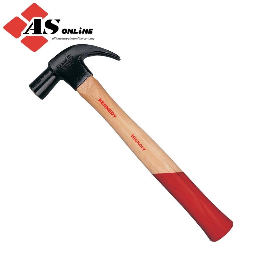 KENNEDY Claw Hammer, 24oz., Hickory Shaft / Model: KEN5254240K