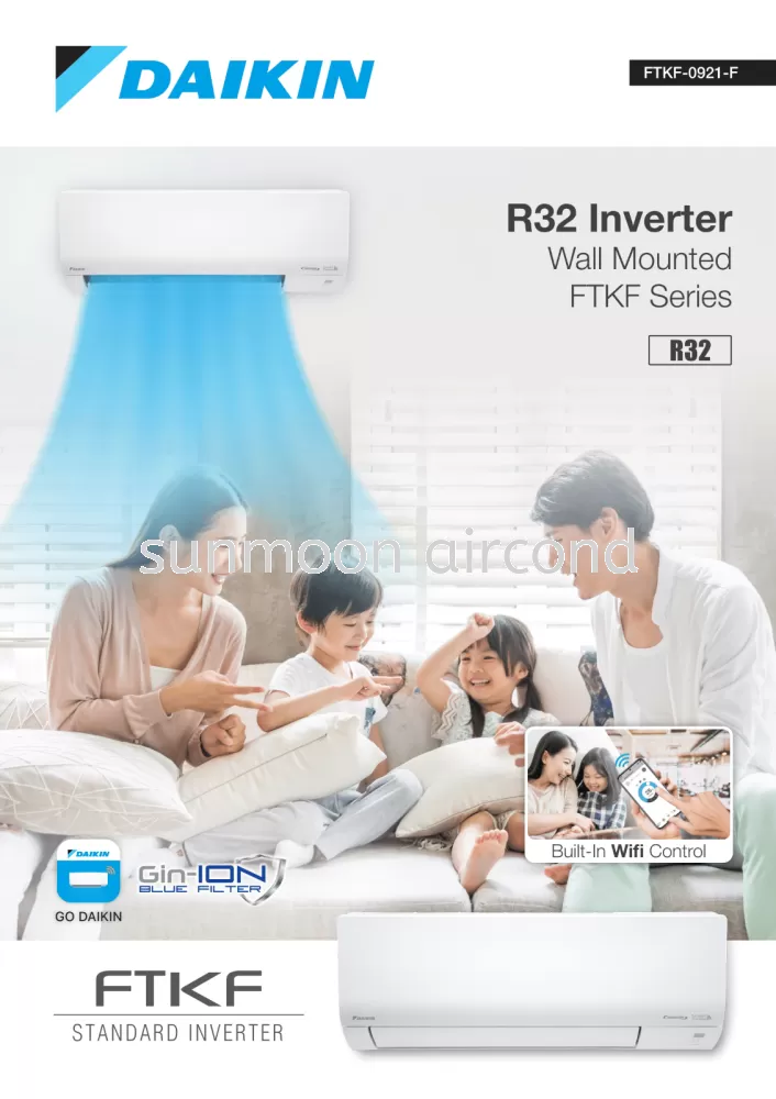 DAIKIN R32 STANDARD INVERTER FTKF-B SERIES WIFI (RAWANG)