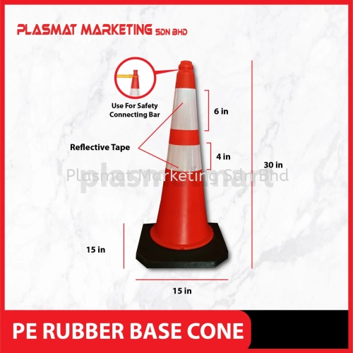 PE Rubber Base Cone